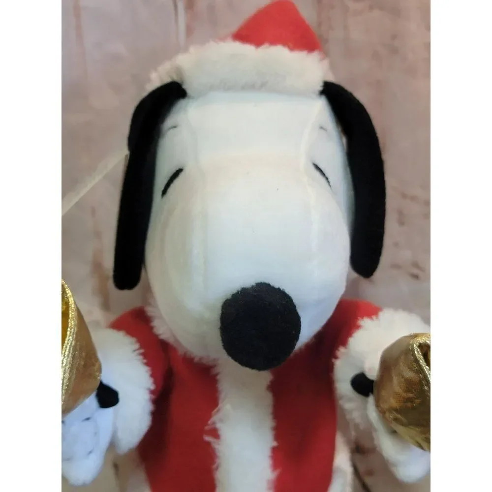 Snoopy Hallmark bell ringer animatronic plush‎ Xmas figure